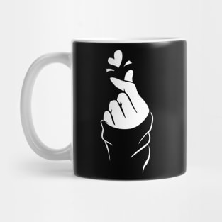 Korean Finger Heart Mug